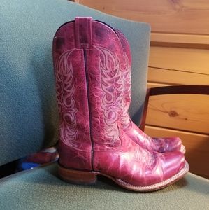 Red Cowboy Boots - Size 9